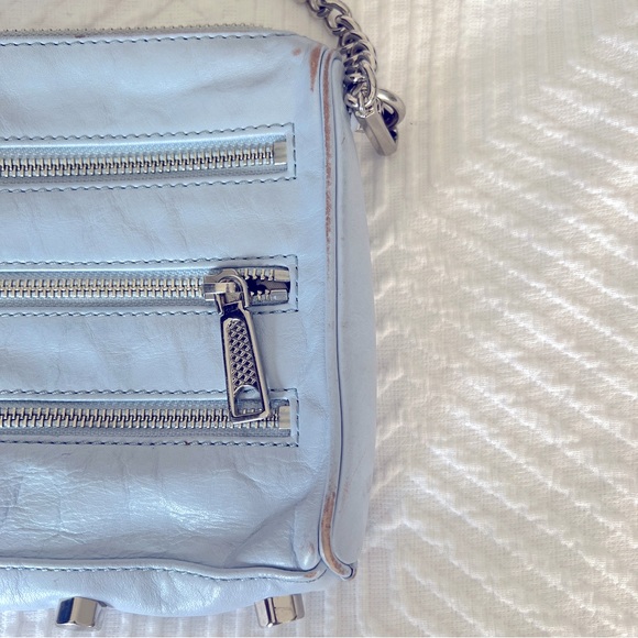 Rebecca Minkoff 3 Zipper Leather Crossbody - Picture 8 of 11